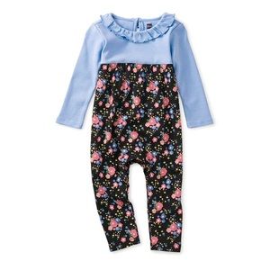 Tea Collection Ruffle Collar Baby Romper